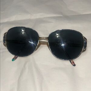 Allure Gold and Black Women's Sunglasses